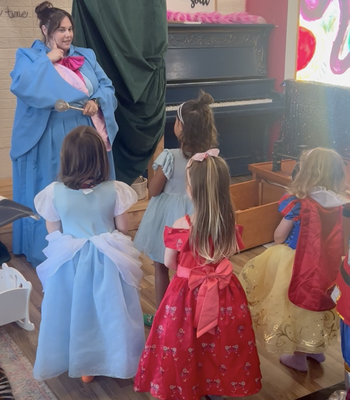 Princess Party - A party fit for a princess! Our princess makeover party was such an incredible time! We had a dance party,  made our own crowns, and got glitter tattoos.