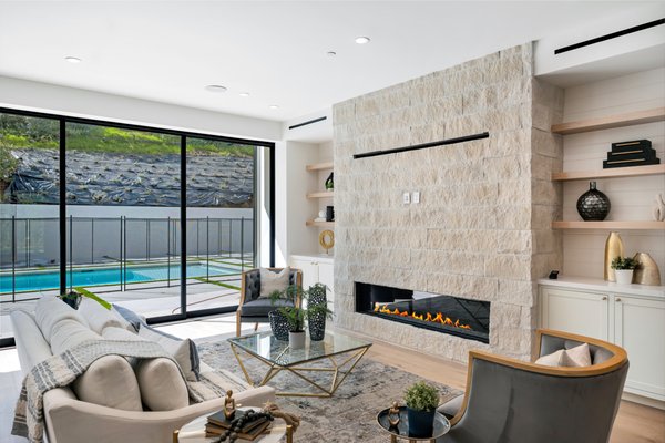 Brand new build with amazing finishes - This brand new entertainers home boasted 7k square feet with pool house and multiple outdoor areas. If you have an extra large home that needs a quality staging, give us a call for an instant quote.