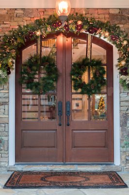 Front Doors - San Diego Christmas Lights - Front Door Arrangements (Wreaths, Lights, & Ornaments) - Here at San Diego Christmas Lights, we specialize in all sorts of Christmas lights decorations. Here are a few examples of what your front door could look like if you chose us as your Christmas lights installation service provider.
Think of what you front door means to you and to the people that visit your house. Its what divides the inside of your property to the rest of the outside world. Since this is the case, don't you think it's important for it to have a fantastic arrangement of decorations this Christmas season?
San Diego Christmas Lights is here to make that happen. Front Doors - San Diego Christmas Lights - Front Door Arrangements (Wreaths, Lights, & Ornaments) - Here at San Diego Christmas Lights, we specialize in all sorts of Christmas lights decorations. Here are a few examples of what your front door could look like if you chose us as your Christmas lights installation service provider.
Think of what you front door means to you and to the people that visit your house. Its what divides the inside of your property to the rest of the outside world. Since this is the case, don't you think it's important for it to have a fantastic arrangement of decorations this Christmas season?
San Diego Christmas Lights is here to make that happen.