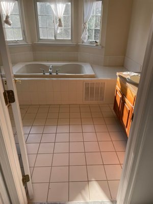 Master Bathroom Renovation / Remodeling - Here is a before and after of a  master bathroom renovation.