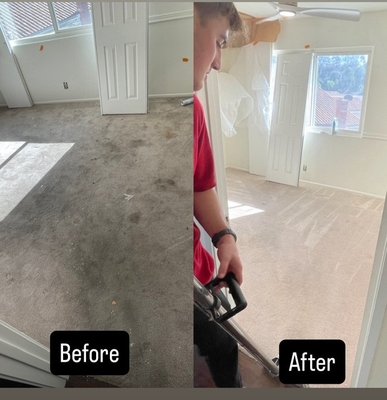 Carpet Cleaning Before & After - Before and After Residential Carpet Cleaning