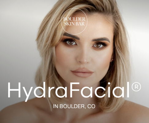 HydraFacial - Revitalize Your Skin
Why Choose Boulder Skin Bar for HydraFacial?
At Boulder Skin Bar, Hydrafacial is one of our most-loved treatments. This non-invasive, customizable facial is perfect for anyone looking to achieve radiant, hydrated and healthy skin. Whether you’re battling dullness, dryness, fine lines, or congestion, Hydrafacial delivers glowing results in just one session. Book today & you’ll see why Boulder Skin Bar is the #1 Destination for Hydrafacial in Boulder. HydraFacial - Revitalize Your Skin
Why Choose Boulder Skin Bar for HydraFacial?
At Boulder Skin Bar, Hydrafacial is one of our most-loved treatments. This non-invasive, customizable facial is perfect for anyone looking to achieve radiant, hydrated and healthy skin. Whether you’re battling dullness, dryness, fine lines, or congestion, Hydrafacial delivers glowing results in just one session. Book today & you’ll see why Boulder Skin Bar is the #1 Destination for Hydrafacial in Boulder.