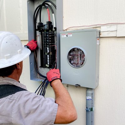 Electrical Service Upgrade - When making updates and additions to your home, its important to have a trusted electrician on your team. From basement finishes and new bathrooms, to updating the kitchen wiring or adding a new room, we’ll take care of your residential electric needs. We can help with everything including panel upgrades, new wiring installations such as for home theaters or landscape lighting, adding a new circuit, and more.