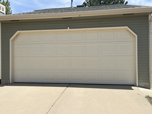 NEW GARAGE DOOR 6/16/2026 - REPLACED OLD GARAGE DOOR WITH NEW NEW GARAGE DOOR 6/16/2026 - REPLACED OLD GARAGE DOOR WITH NEW