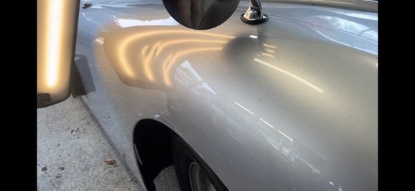 1954 jaguar - A shelf fell on the classic car and we had it repaired within 3 hrs 1954 jaguar - A shelf fell on the classic car and we had it repaired within 3 hrs