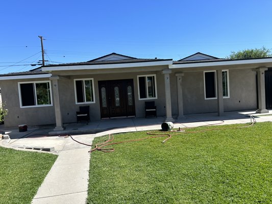 Exterior Stucco Services - Stucco smooth finish Exterior Stucco Services - Stucco smooth finish
