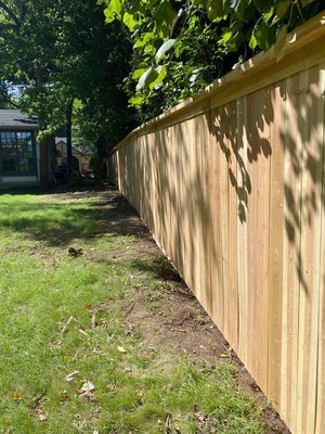Wood fence installation - Take a look at this gorgeous fence we recently finished! 👀 😍
The property sits right on Lake Worth and the people that recently moved in wanted a little privacy from there neighbors while still keeping there view of the water.
6 foot cedar ✅
Cap and trim ✅
Another satisfied customer ✅✅✅ Wood fence installation - Take a look at this gorgeous fence we recently finished! 👀 😍
The property sits right on Lake Worth and the people that recently moved in wanted a little privacy from there neighbors while still keeping there view of the water.
6 foot cedar ✅
Cap and trim ✅
Another satisfied customer ✅✅✅