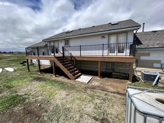 Deck Replacement - This customer had a old deck with some great views they wanted to capture.