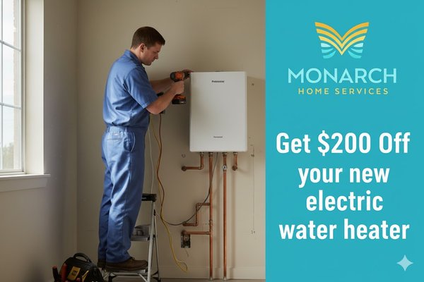 Tankless Water Heater Installation – Fresno - A homeowner contacted Monarch Home Services after their old tank system failed. Our team installed a high-efficiency tankless water heater that delivers endless hot water, lower utility bills, and long-term reliability. We handled removal, installation, gas line upgrades, venting, and full system testing — all in the same day. Now the home enjoys faster hot water, more storage space, and better efficiency. Tankless Water Heater Installation – Fresno - A homeowner contacted Monarch Home Services after their old tank system failed. Our team installed a high-efficiency tankless water heater that delivers endless hot water, lower utility bills, and long-term reliability. We handled removal, installation, gas line upgrades, venting, and full system testing — all in the same day. Now the home enjoys faster hot water, more storage space, and better efficiency.