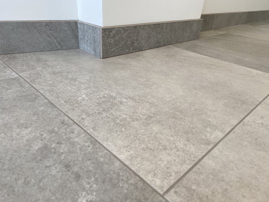 Carlsbad Commercial Property Flooring remodel 2019 - Floor tile and tile baseboards applications