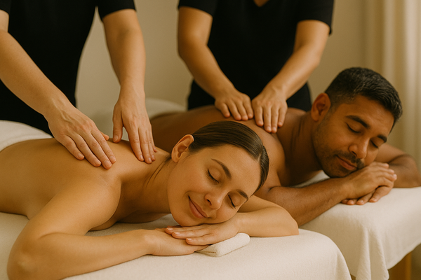Couples Massage - Enjoy a relaxing side-by-side massage with your loved one. 👩❤️👨
Relax and recharge with a soothing 30-minute Swedish massage designed to ease tension and calm your mind.
💫 Grand Opening Special: Regular $200 → Now $140!
Perfect for a quick escape from daily stress. Couples Massage - Enjoy a relaxing side-by-side massage with your loved one. 👩❤️👨
Relax and recharge with a soothing 30-minute Swedish massage designed to ease tension and calm your mind.
💫 Grand Opening Special: Regular $200 → Now $140!
Perfect for a quick escape from daily stress.