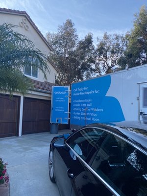 Geobear will perform your foundation fix in a fraction of the time, a fraction of the hassle, and a fraction of the cost ! - Geobear helped this homeowner who was faced with some serious damage due to settlement and subsidence. The home was stabilized and the homeowner was able to get back to the cosmetic repairs in just days. Geobear will perform your foundation fix in a fraction of the time, a fraction of the hassle, and a fraction of the cost ! - Geobear helped this homeowner who was faced with some serious damage due to settlement and subsidence. The home was stabilized and the homeowner was able to get back to the cosmetic repairs in just days.