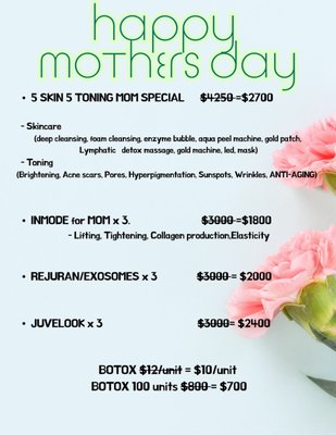 MOTHERS DAY 2025 - This year LETS DO A SPCIAL MONTH SPECIAL FOR THE MOTHERS! and everybody around them! MOTHERS DAY 2025 - This year LETS DO A SPCIAL MONTH SPECIAL FOR THE MOTHERS! and everybody around them!