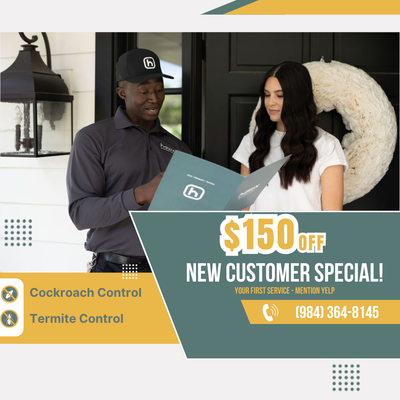 Special Offer: $150 Off - 📞 Schedule service now: (984) 364-8145

Pests are stubborn—but so are we. At Hawx Pest Control, we take your pest problems seriously. From the moment you call, our experts move fast to assess, treat, and protect your space. Using high-quality products and proven strategies, we eliminate existing infestations and guard your property against future ones