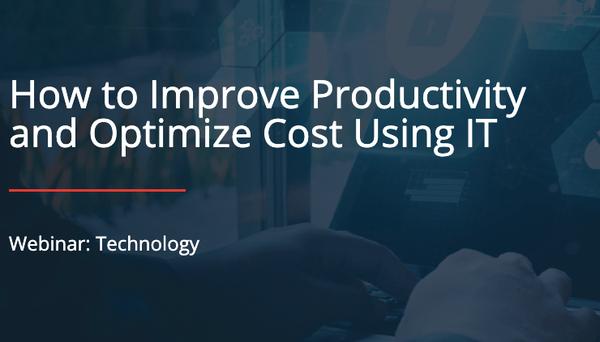 Webinar: How to Improve Productivity and Optimize Cost Using IT August 13th at 2pm - Has Covid-19 changed the way you do business? We will discuss how you can improve the productivity of your remote teams while enhancing security and data protection. The webinar will discuss the following:
Improving productivity and efficiency
Enhancing security
Optimizing IT costs
Accelerating business growth

Register Now:
https://cmitsolutions.com/jcmch/how-to-improve-productivity-and-optimize-cost-using-it/
