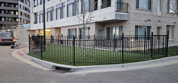Commercial Projects - Artificial turf is an excellent solution for property owners and managers for high-traffic areas, dog parks or other difficult to maintain areas. Reduced maintenance costs and overall lower life-cycle costs compared to natural grass or other surfaces make artificial turf a great option. Commercial Projects - Artificial turf is an excellent solution for property owners and managers for high-traffic areas, dog parks or other difficult to maintain areas. Reduced maintenance costs and overall lower life-cycle costs compared to natural grass or other surfaces make artificial turf a great option.