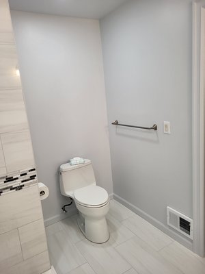 bath remodeling - his remodeling  was  done