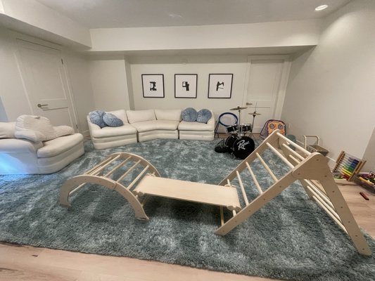 Basement renovation - Basement renovation flooring, doors , trims , drywall painting