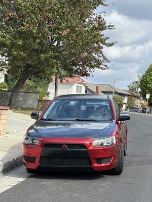 Mitsubishi lancer wrapped in Cherry Red + Satin Black + Carbon Fiber - It's crazy how a simple wrap can completely change car's appearance and image.
Do you think it was worth it?