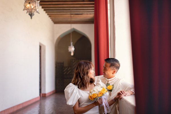 Santa Barbara Courthouse Elopement- K&M - Another beautiful and intimate Santa Barbara courthouse elopement!