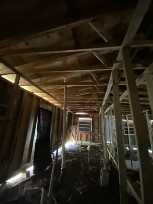 Interior Demolition Gutted - Interior Demolition, Gutting Out the entire inside of a house... Interior Demolition Gutted - Interior Demolition, Gutting Out the entire inside of a house...
