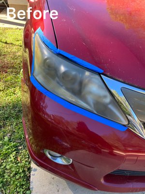 Headlights Restoration - This headlights restoration was performed on a 2010 Lexus hs250 Headlights Restoration - This headlights restoration was performed on a 2010 Lexus hs250