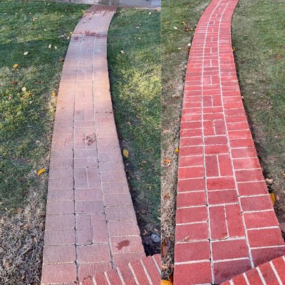 Efflorescence removal in the Wolflin area in Amarillo - Efflorescence removal from some brick in the Wolflin area of Amarillo Efflorescence removal in the Wolflin area in Amarillo - Efflorescence removal from some brick in the Wolflin area of Amarillo