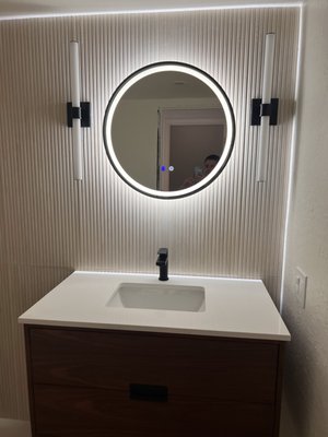 Half-bath Remodeling - This Half-Bath Remodeling project will enhance both functionality and aesthetics by updating key fixtures, finishes, and layout elements. The renovation will focus on modernizing the space while optimizing efficiency within a compact footprint