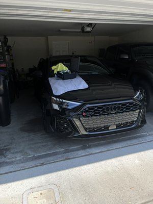Audi RS 3 - Windshield chip repair Audi RS 3 - Windshield chip repair