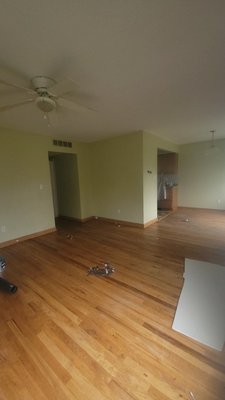 Eviction Cleaning - This tenant had to be evicted and did not clean very well for the year they were at the residence. Fecal matter, cigarette smoke, and more! We made it spotless and fresh!