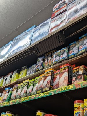 Reptile lighting - this is just the tip of the variety of lights and lightning available