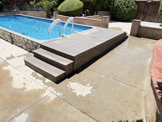 DECK REPAIR - This was in no shape to be walking on for this summer's heat! But here at Benjamin Construction we replaced all the weathered and water exposed wood and brought this new deck to life! We can now say they are having fun in the sun again! Proud veteran quality work!