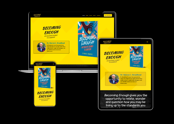 Book author and public speaker website with booking - This site was created for a book author and public speaker with booking capability.