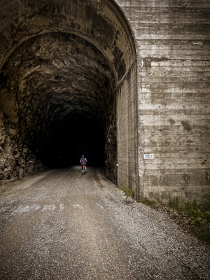 Rental: Route of the Hiawatha - Want the best experience on the Route of the Hiawatha this summer? Rent an electric bicycle from High Voltage.  The Hiawatha is 15 miles of historic converted railroad, featuring soaring trestle-style bridges, industrial train tunnels, and sweeping views of the Bitterroot mountain range.  On our e-Bikes, your ride is smoother, cleaner, and effortless with six pedal-assist modes, full front suspension, and front/rear fenders to catch spray. You can truly enjoy the views without breaking a sweat - unless you want to.  We offer step-over or step-through options well-suited for any experience level, sized to your height and weight range.  Rental drop-off and pick-up is directly from the East Portal off the Taft, Montana exit from I-90. We do require you to ride out-and-back (30 miles total) as the shuttle back up the trail can cause damage to our bikes.