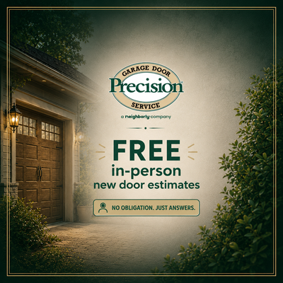 Free Garage Door Replacement Consultation - Thinking about replacing your garage door? Precision Garage Door offers free in-person estimates to help you choose the right style, material, and features for your home. Get expert recommen Free Garage Door Replacement Consultation - Thinking about replacing your garage door? Precision Garage Door offers free in-person estimates to help you choose the right style, material, and features for your home. Get expert recommen
