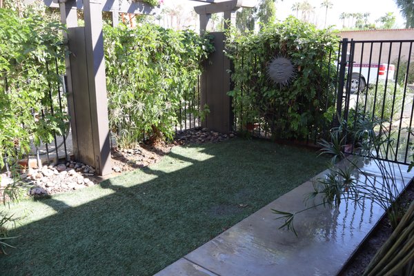Villas of La Quinta Home - We were given the opportunity to do a one-time clean up, add irrigation and separate the irrigation from the courtyard plants to the outside yard. Thank you Rusty, for trusting us with this project! Villas of La Quinta Home - We were given the opportunity to do a one-time clean up, add irrigation and separate the irrigation from the courtyard plants to the outside yard. Thank you Rusty, for trusting us with this project!