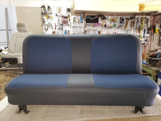 Bench Seat Recovers - Here are some bench seats that we have recovered. We offer cloth, leather & vinyl options in a variety of colors. Bench Seat Recovers - Here are some bench seats that we have recovered. We offer cloth, leather & vinyl options in a variety of colors.