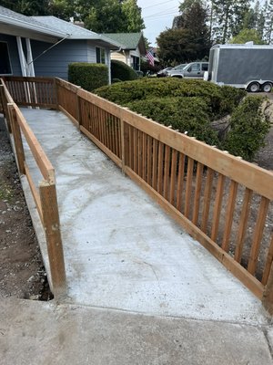 Wheel chair ramp install - This ramp was installed for a care facility Wheel chair ramp install - This ramp was installed for a care facility