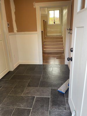 Family room addition. Garage conversion - This remodel took a 2 car garage and converted into a large family room and mudroom. Family room addition. Garage conversion - This remodel took a 2 car garage and converted into a large family room and mudroom.
