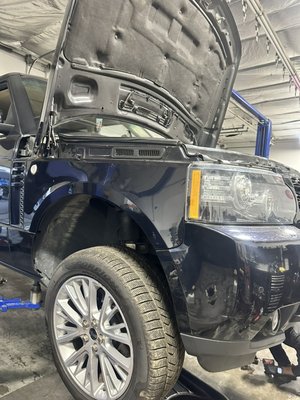 2012 Land Rover Range Rover left knuckle/hub/axle replacement, front differential oil change - Left CV axle + HUB With new knuckle + new differential oil, found the best price for the parts for the customer, everything was replaced fast, 2012 Land Rover Range Rover left knuckle/hub/axle replacement, front differential oil change - Left CV axle + HUB With new knuckle + new differential oil, found the best price for the parts for the customer, everything was replaced fast,