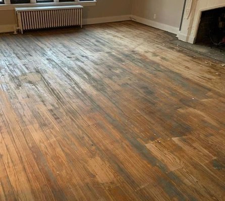 Another satisfying before and after! - This floor needed a little extra love but we got the job done ✅ Another satisfying before and after! - This floor needed a little extra love but we got the job done ✅