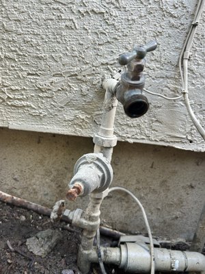 Fixing clients problems - This connection was leaking and costing the client. If you have questions on your plumbing please call. Fixing clients problems - This connection was leaking and costing the client. If you have questions on your plumbing please call.