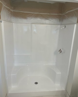 Floor Leveling / Cutout Support - Is the water puddling in your tub and leaving behind stains or discoloration? 
We offer floor leveling services to allow proper water drainage. 

Does your bathtub/shower floor need support? 
We offer concrete cutouts which hardens floor which repairs/prevents water damage.
