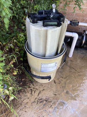 Pool Filter Cleaning - Keep your pool water clear and safe with regular filter cleaning! 🧼
- Why Clean Filters? Filters trap dirt and debris, keeping your pool water crystal clear.
- When to Clean? Aim for every 2-4 weeks, depending on your pool's usage.
Let us handle your pool filter cleaning so you can enjoy a clean and refreshing pool. Book your service today! 💧 We only charge 150.00 a filter cleaning. :) Pool Filter Cleaning - Keep your pool water clear and safe with regular filter cleaning! 🧼
- Why Clean Filters? Filters trap dirt and debris, keeping your pool water crystal clear.
- When to Clean? Aim for every 2-4 weeks, depending on your pool's usage.
Let us handle your pool filter cleaning so you can enjoy a clean and refreshing pool. Book your service today! 💧 We only charge 150.00 a filter cleaning. :)