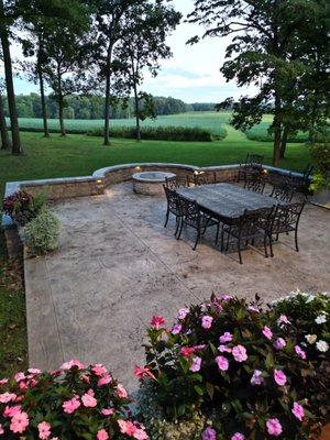 Stamped Concrete Projects - Various Sizes, Colors, And Styles Of Stamped Concrete Work.