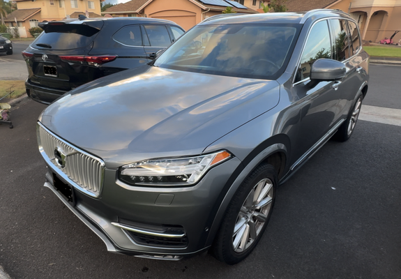Full Detail Volvo XC90 - This Volvo XC90 received a complete Full Detail package. The service included:
🚘 Wash + Wax - gentle exterior wash with protective wax for a lasting showroom shine.
🧼 Deep Interior Detail - thorough cleaning of all interior surfaces, panels, seats, and carpets.
✨ Wheel Clean - detailed cleaning and care for wheels and tires.
The result: a rejuvenated Volvo XC90 with spotless interior, sanitized seats, glossy paint, and sparkling wheels - looking as good as new! Full Detail Volvo XC90 - This Volvo XC90 received a complete Full Detail package. The service included:
🚘 Wash + Wax - gentle exterior wash with protective wax for a lasting showroom shine.
🧼 Deep Interior Detail - thorough cleaning of all interior surfaces, panels, seats, and carpets.
✨ Wheel Clean - detailed cleaning and care for wheels and tires.
The result: a rejuvenated Volvo XC90 with spotless interior, sanitized seats, glossy paint, and sparkling wheels - looking as good as new!