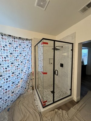 Bathroom Shower Doors - Custom shower doors - frameless or sliding - let us give your bathroom and makeover! Bathroom Shower Doors - Custom shower doors - frameless or sliding - let us give your bathroom and makeover!