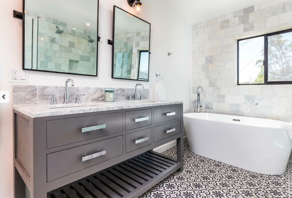 Bathroom Remodel - We have unique and exotic stones with the highest quality, as well as the most extensive selection. We provide NEW shower tiles, special designs, shower ornament, shower flooring, etc. With our professional service, you can have the format that never goes out of style. You can renovate the bathroom with elegance and endless possibilities.