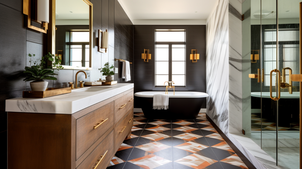 Our Bathroom Transformations - Check out our recent bathroom transformations. We design in every style from colorful and eclectic to sleek and modern. I hope you're inspired!