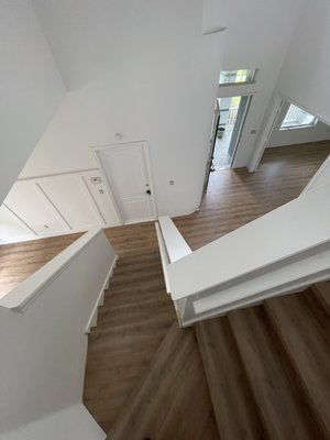 Home Remodeling - We recently had the pleasure of completing a beautiful flooring installation for a two-story home, including the staircase. Our team worked with precision and care to ensure the floors looked stunning and were installed to last. Whether it's hardwood, luxury vinyl, or another style, we take the time to deliver top-quality results tailored to each customer’s vision. If you want to upgrade your home’s floors, we’d love to help make your dream space a reality! Home Remodeling - We recently had the pleasure of completing a beautiful flooring installation for a two-story home, including the staircase. Our team worked with precision and care to ensure the floors looked stunning and were installed to last. Whether it's hardwood, luxury vinyl, or another style, we take the time to deliver top-quality results tailored to each customer’s vision. If you want to upgrade your home’s floors, we’d love to help make your dream space a reality!